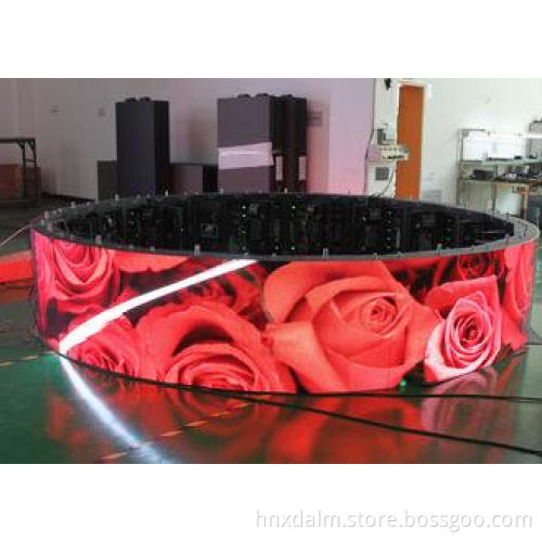 High Resolution P10 3in1 SMD Stereo Round / Arch Led Irregu